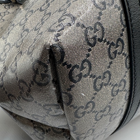 Gucci Black and Gray Signature Tote | Good Condition - Picture 10 of 17